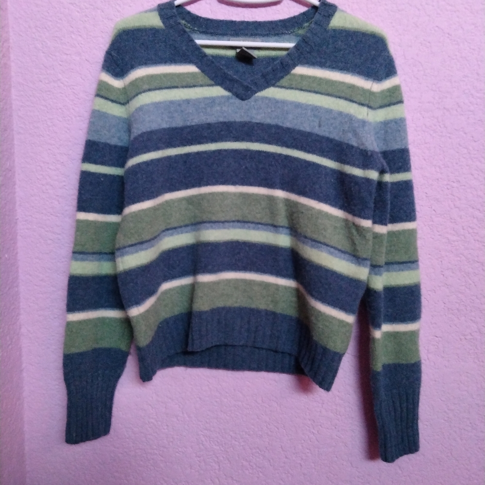 Green and Blue Sweater G.H.Bass&co. Size M